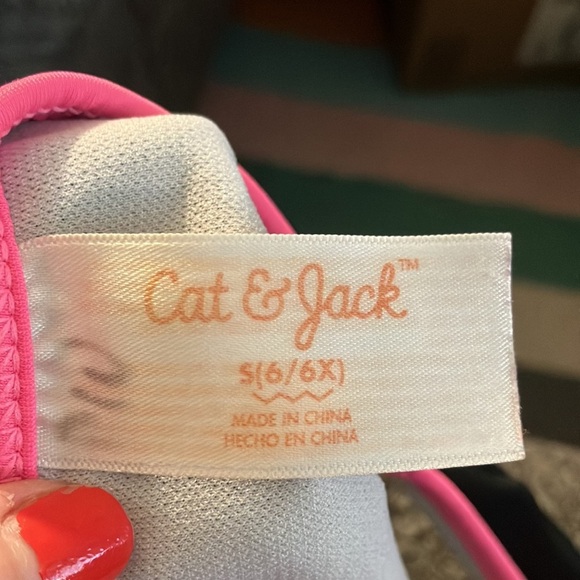 🎉4 for $20 Cat & Jack Polka Dot Tankini, Small (6/6X) - Picture 4 of 5